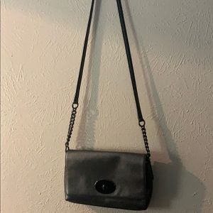 Coach Gun metal crossbody